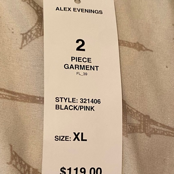 Evening Wear glittered jacket and shell by ALEX - Picture 6 of 6